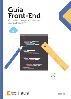 Livro sobre guia de estudos para Front-end